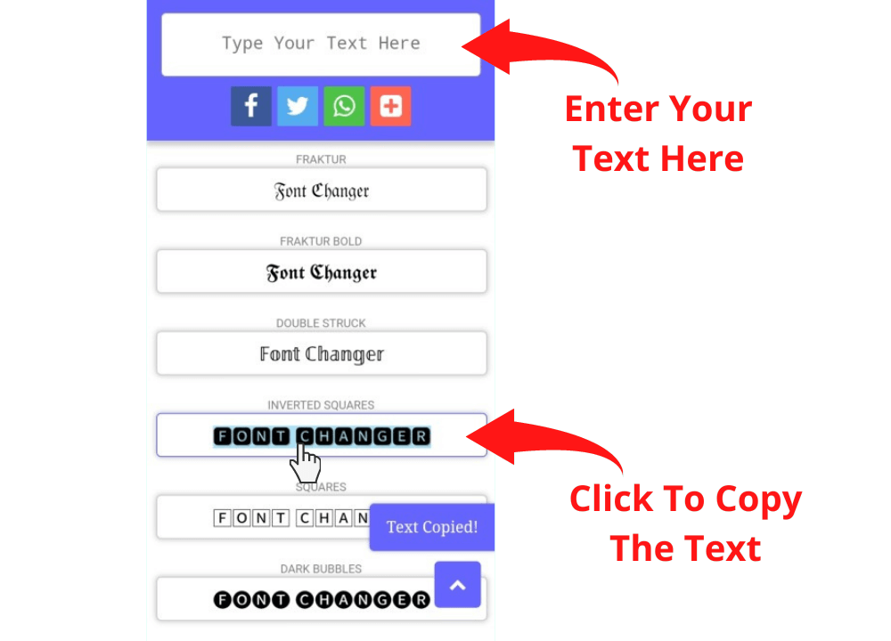 Online Font Changer